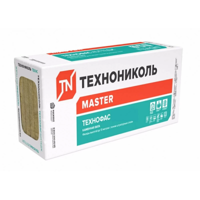 Плита минераловатная ТЕХНОНИКОЛЬ Технофас 1200х600х100 мм, 3 шт